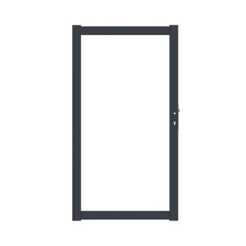 Boston Aluminium Poortframe inclusief insteekslot 98x183cm Ral 7016