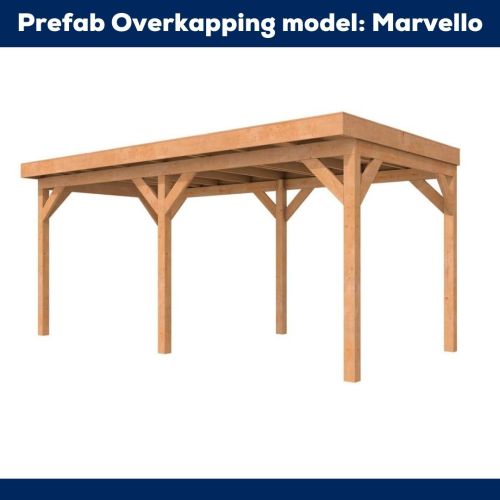 Prefab Overkapping Marvello Basisconstructie B 3.44x4.14