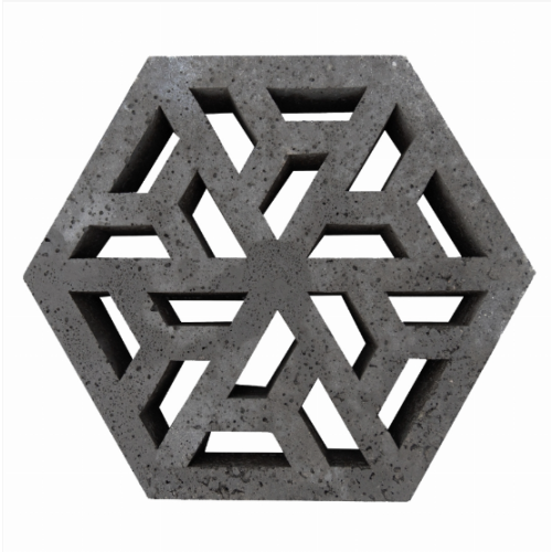 Oud Hollandse ECO-tegel Antraciet 37,5x37,5x7cm
