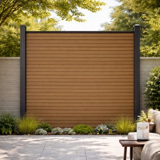 NexaFence Rhombus Eiken 180x180cm
