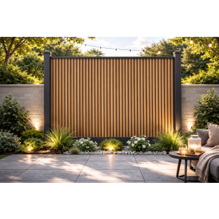 Nexa Fence Rhombus Eiken Verticaal