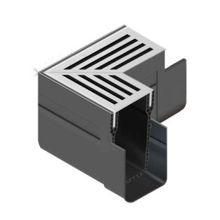 ACO Slimline Aluminium Hoekstuk