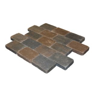 Metro Trommelsteen Bruin-Zwart 20x15x6cm