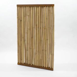 Bamboescherm licht 180x182cm - Cortenstaal