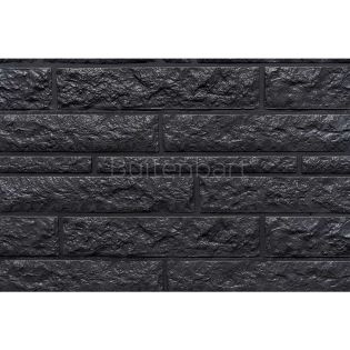 Betonplaat antraciet gecoat rotsmotief 4,8x36x184cm