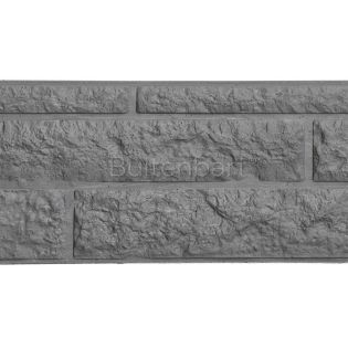 Betonplaat antraciet rotsmotief 4,8x36x184cm