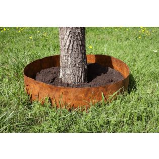 Boomring Cortenstaal Diameter 100cm, Hoogte 20cm