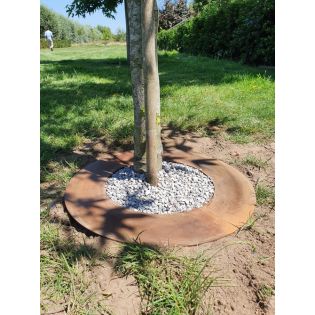 Boomring Cortenstaal Plat Diameter 75cm