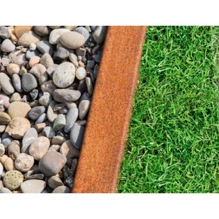 Corten Opsluitband Afdekker 100x6x6cm - tbv 6cm band