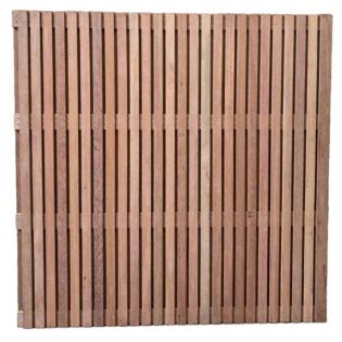 Elite Schuttingscherm 180x180cm, Hardhout Geschaafd, 16mm