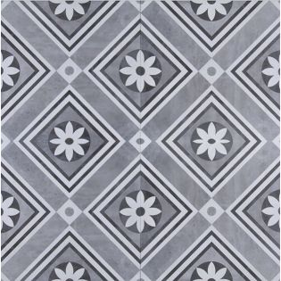 GeoCeramica Concreet Flower dec 60x60x4cm