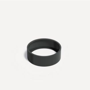 Gepoedercoat Aluminium Zwart Plantenbak Rond diameter 120cm, hoogte 40cm