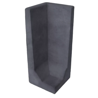 Hoek L-element Antraciet 100x40x40