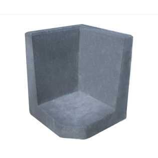 L-hoekelement Antraciet 50x40x40cm
