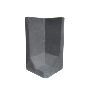 L-hoekelement Antraciet 80x40x40cm