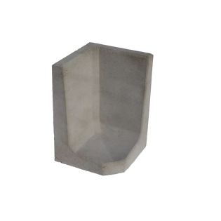 L-hoekelement Grijs 60x40x40cm
