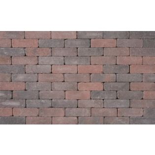 Metro Trommelsteen Rood genuanceerd 21x7x7cm
