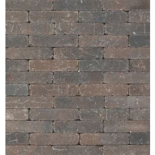 Metro Trommelsteen Bruin-Zwart 20x5x7cm