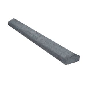 Muurafdekplaat met punt Beton Antraciet 30x100x5cm