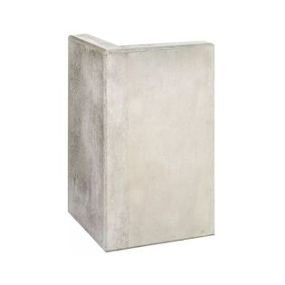 L-hoekelement Grijs 140x50x50cm