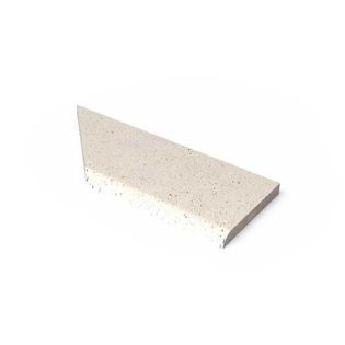 Oud Hollandse Zwembadrand HOEK RECHTS Creme (100/60x40x5cm)