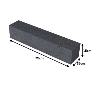 Oudhollands Stapelelement Antraciet 75x15x15cm