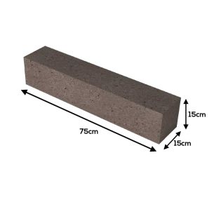Oudhollands Stapelelement Taupe 75x15x15cm