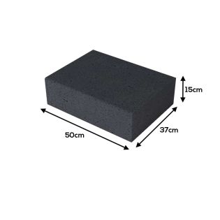 Oud Hollandse Halve Traptrede Carbon 50x37x15cm