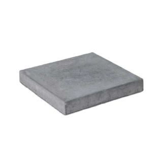 Paalmuts Vlak Beton Grijs 90x90x5