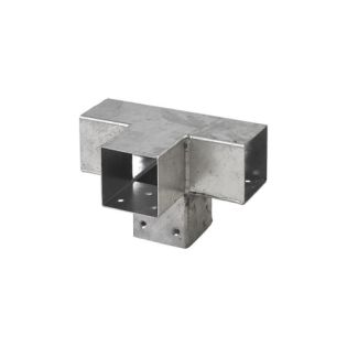 Paalverbinder Verzinkt 4-weg 9x9cm