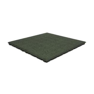 Rubber Veiligheidstegel Groen 50x50x2,5cm
