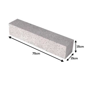 Oud Hollands Stapelelement Grijs 75x15x15cm