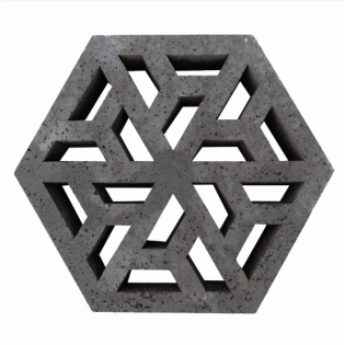 Oud Hollandse ECO-tegel Antraciet 37,5x37,5x7cm