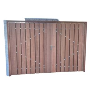 Tuinpoort Dubbel Hardhout