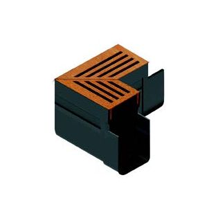 ACO Slimline Corten Hoekstuk