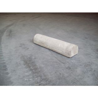 Varkensrug Parkeerbiels Grijs 2 rechte zijkanten 20x11x95cm