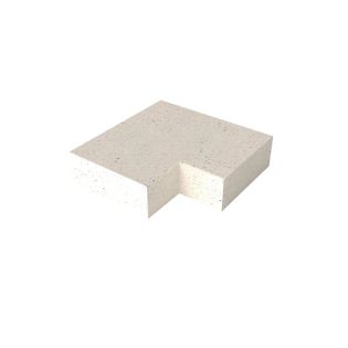 Oud Hollandse TRAP HOEKSTUK 90° (37/15) Binnen Creme 60x60cm