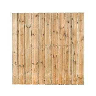 Trendline Privacy Plus Schuttingscherm 180x166cm, Grenen Groen Geimpregneerd, 16mm