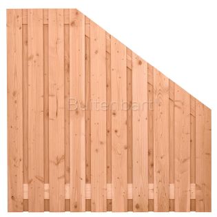Trendline Schuttingscherm AFLOPEND 180x180/89,5cm, Douglas Geschaafd, 16mm