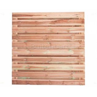 Trendline Schuttingscherm HORIZONTAAL 180x166cm, Douglas Geschaafd, 16mm