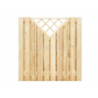 Trendline Trellischerm V-TRELLIS 180x180cm, Grenen Groen Geimpregneerd, 16mm