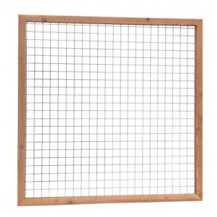 Trendline Trellischerm met gaas 180x180cm, Douglas Geschaafd, 7.5cm