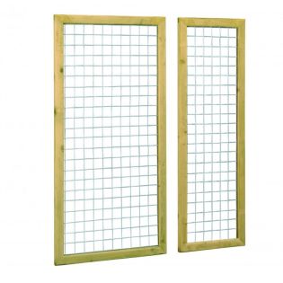 Trendline Trellischerm 180x90cm, Grenen Groen Geimpregneerd,7.5cm