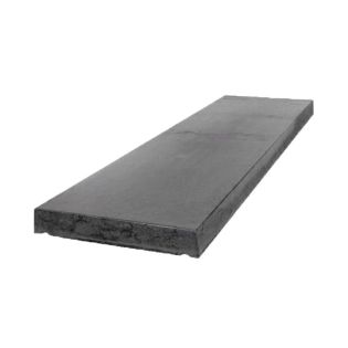 Vlakke Muurafdekplaat Beton Antraciet 30x100x5cm