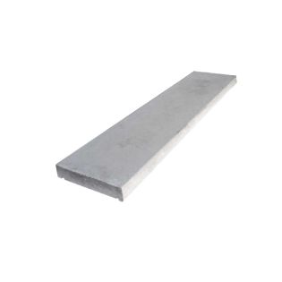 Vlakke Muurafdekplaat Beton Grijs 25x100x5cm