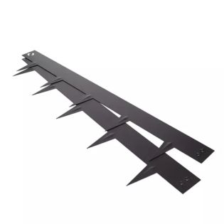 Flexibele Kantopsluiting Zwart 106x16cm