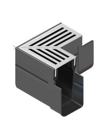 ACO Slimline Aluminium Hoekstuk