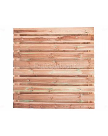 Trendline Schuttingscherm HORIZONTAAL 180x180cm, Douglas Geschaafd, 16mm