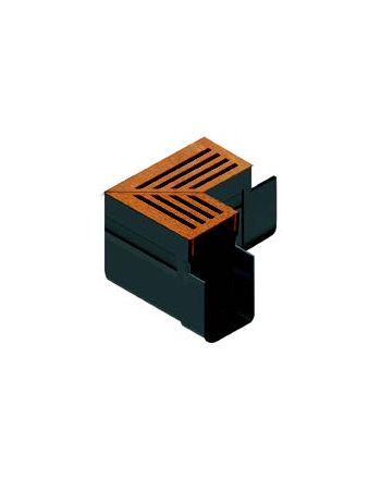 ACO Slimline Corten Hoekstuk