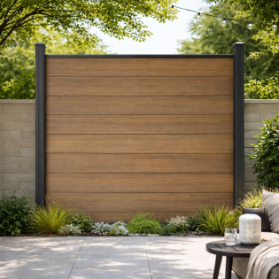 Nexa Fence Stapelrabat Teak
